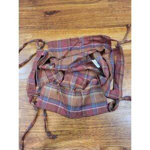 Longaberger Plaid Small Serving Liner